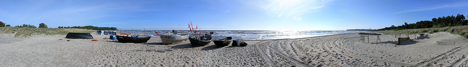 Panorambild Fischerstrand